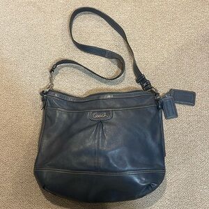 Navy blue Coach purse